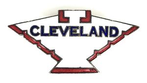 Cleveland Petroleum Company advertising cap badge