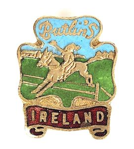 Butlins 1953 Mosney Ireland holiday camp horse and rider badge