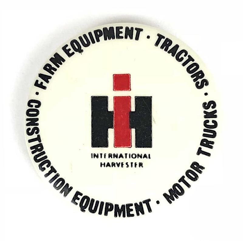 International Harvester Farm Equipment Tractors agricultural badge 1902 -1985