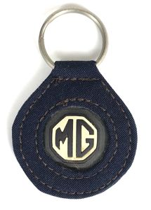 MG Classic Sports Car Vintage Keyring Badge