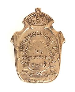1915 Brownlee & Co Ltd Scottish timber merchants on war service badge