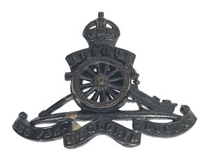 Royal Artillery Officers Service Dress OSD bronze cap badge Firmin London