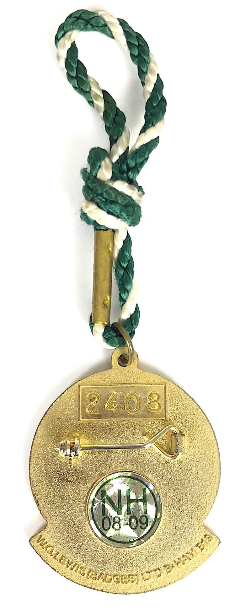 Cheltenham Racecourse 2008 - 2009 horse racing club badge