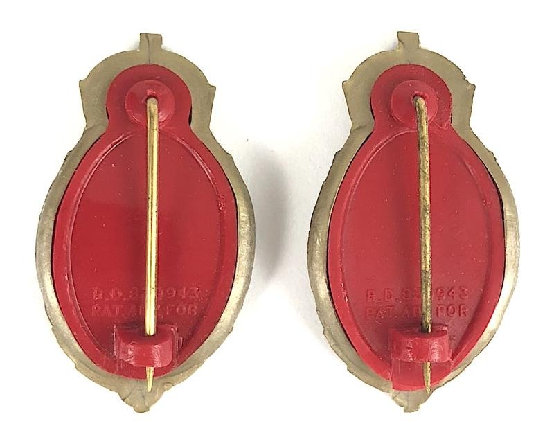King's Commendation for Brave Conduct plastic economy badges in Box of Issue