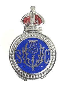 WW2 Peebleshire Special Constabulary Police Badge Scotland