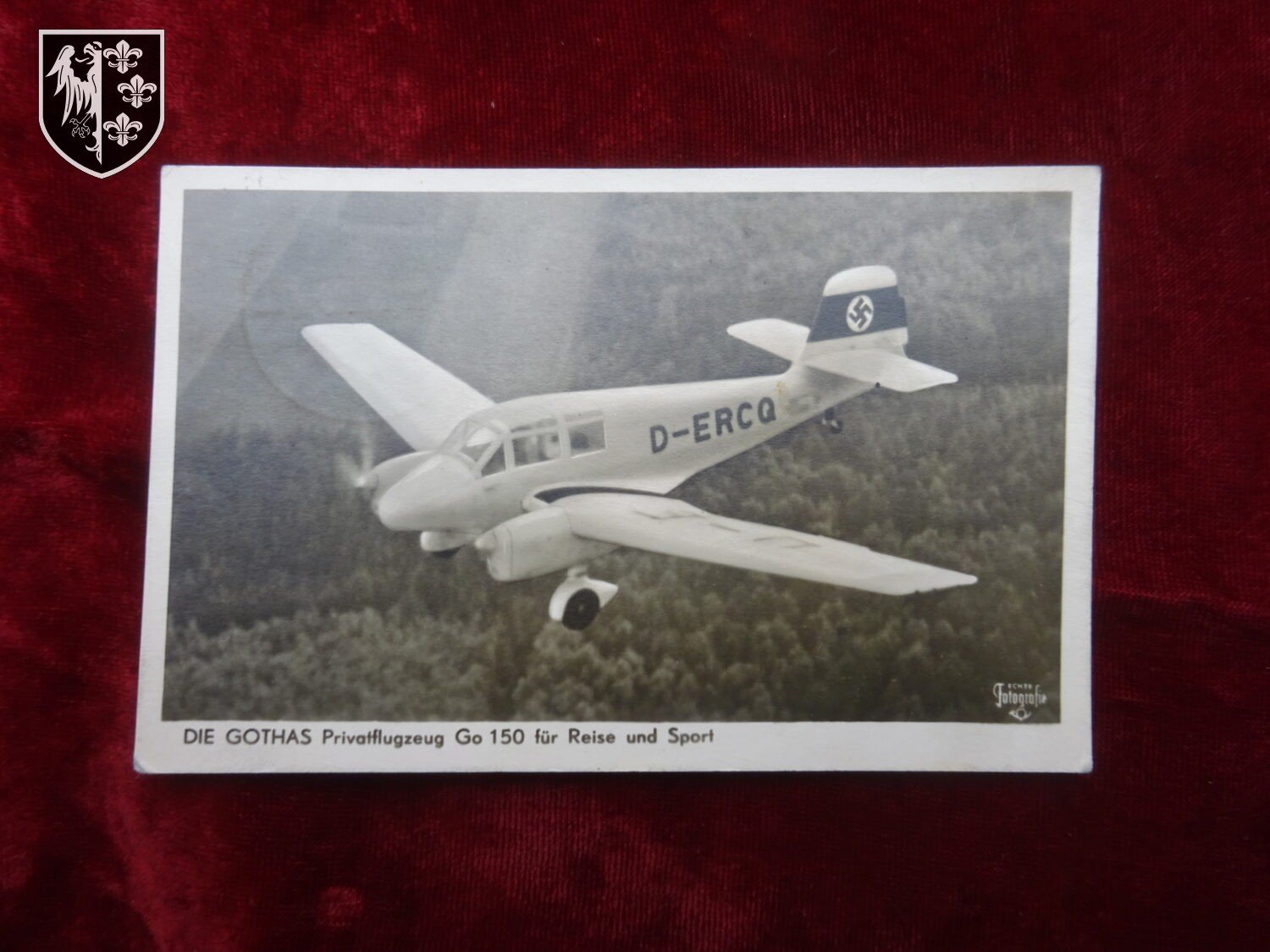 Carte postale privattflugzeug