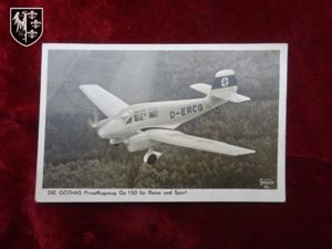 Carte postale privattflugzeug