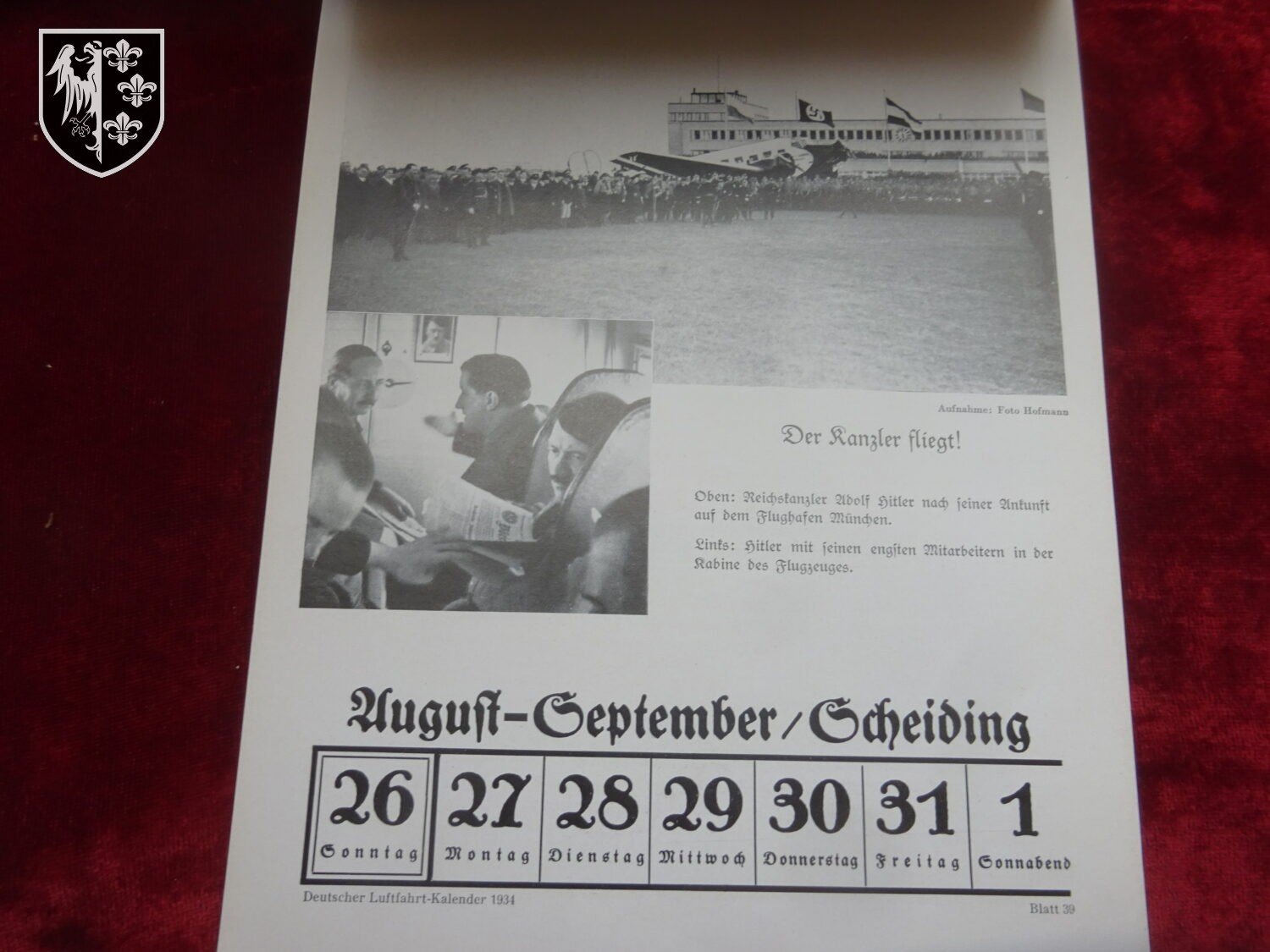 Calendrier Luftwaffe 1934 — image 6