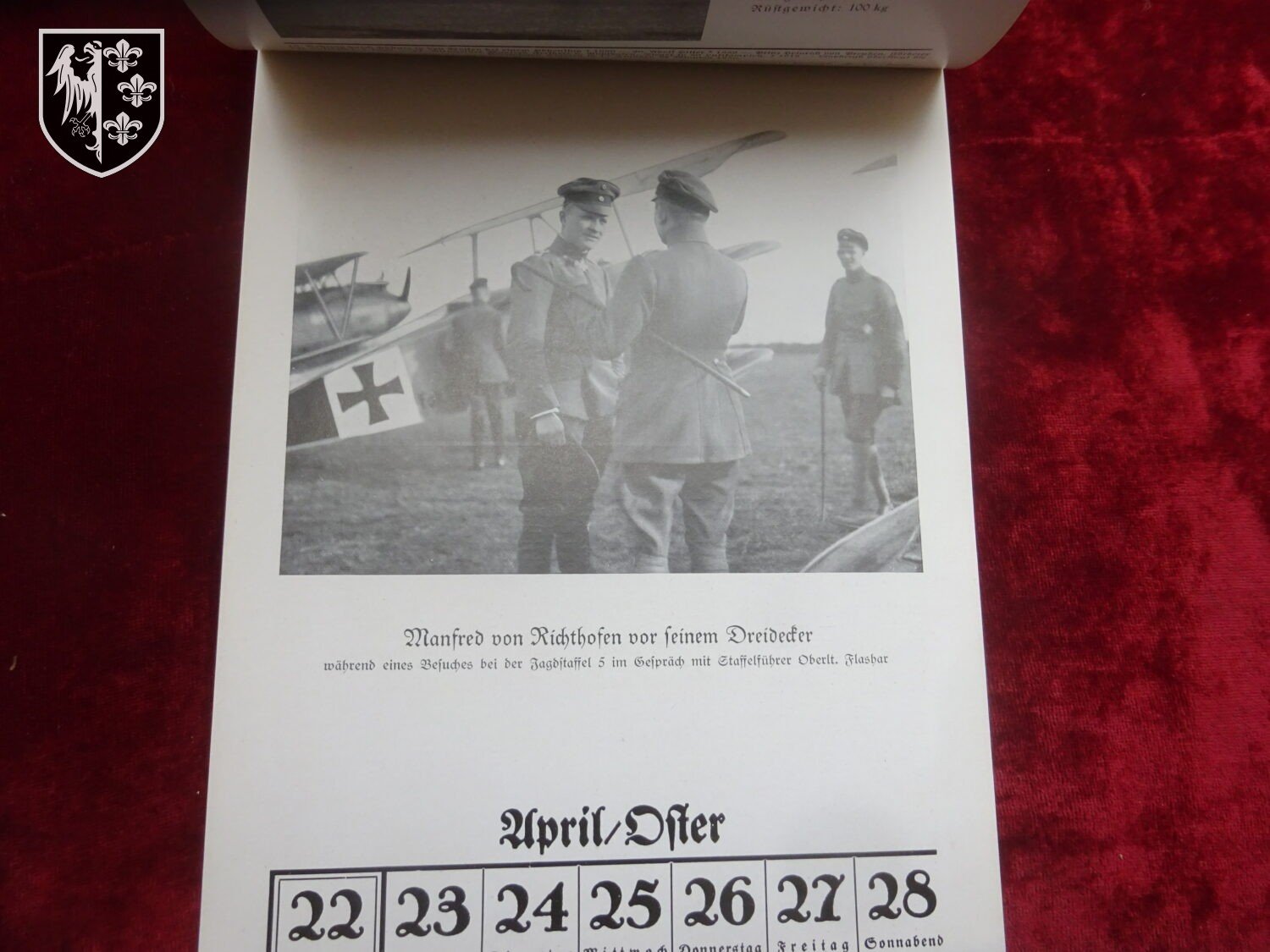 Calendrier Luftwaffe 1934 — image 8