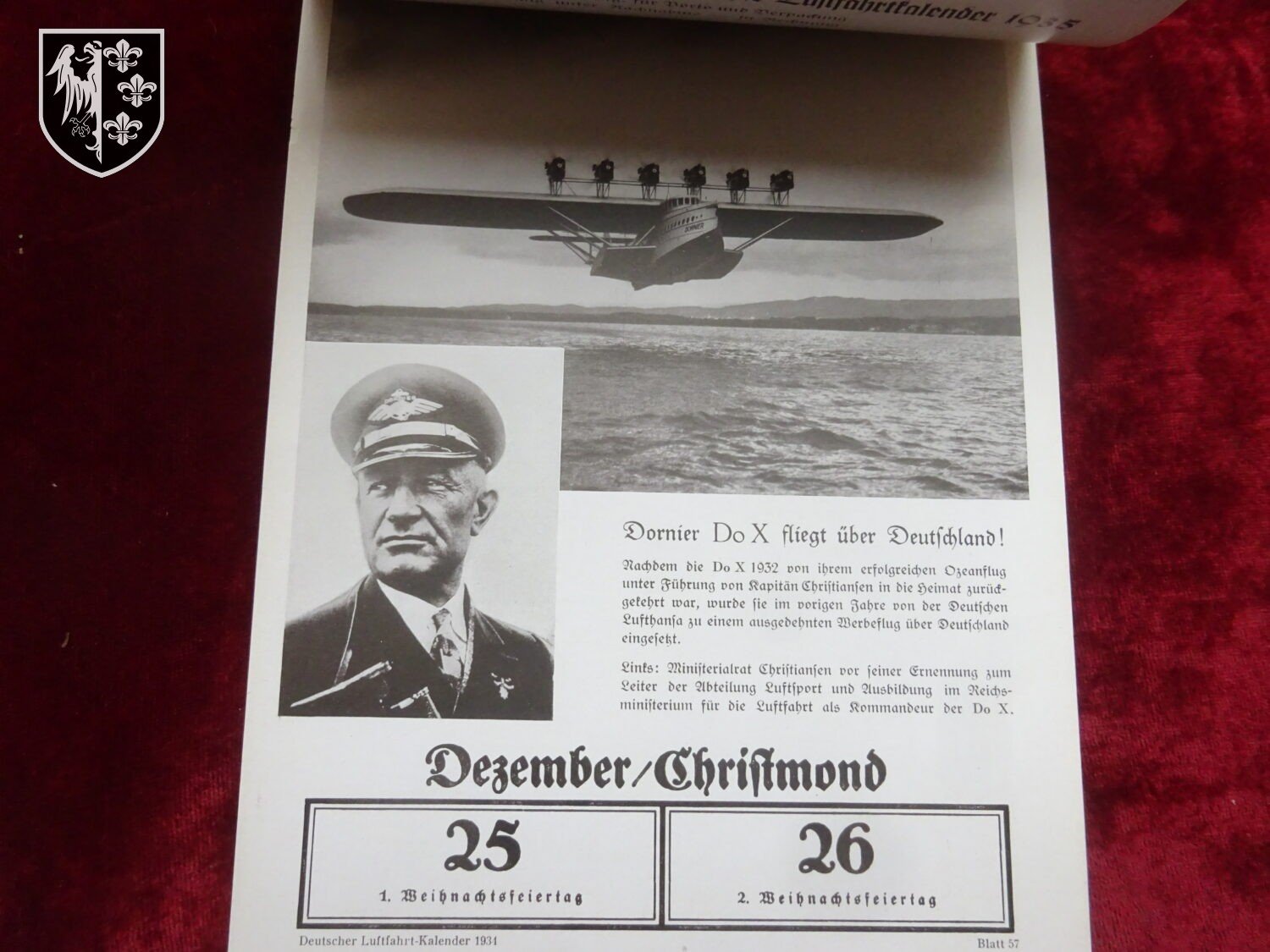 Calendrier Luftwaffe 1934 — image 9