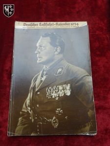 Calendrier Luftwaffe 1934