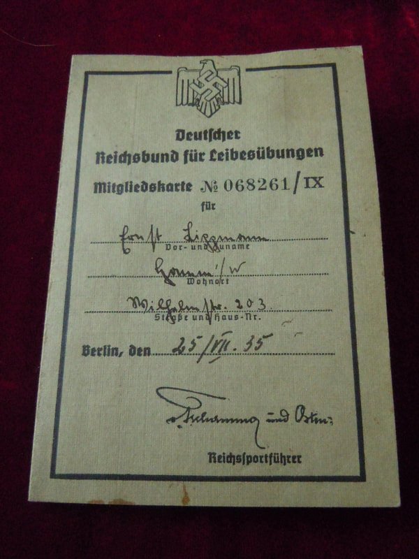 Livret Deutscher Riechsbund Fur Leibesübungen