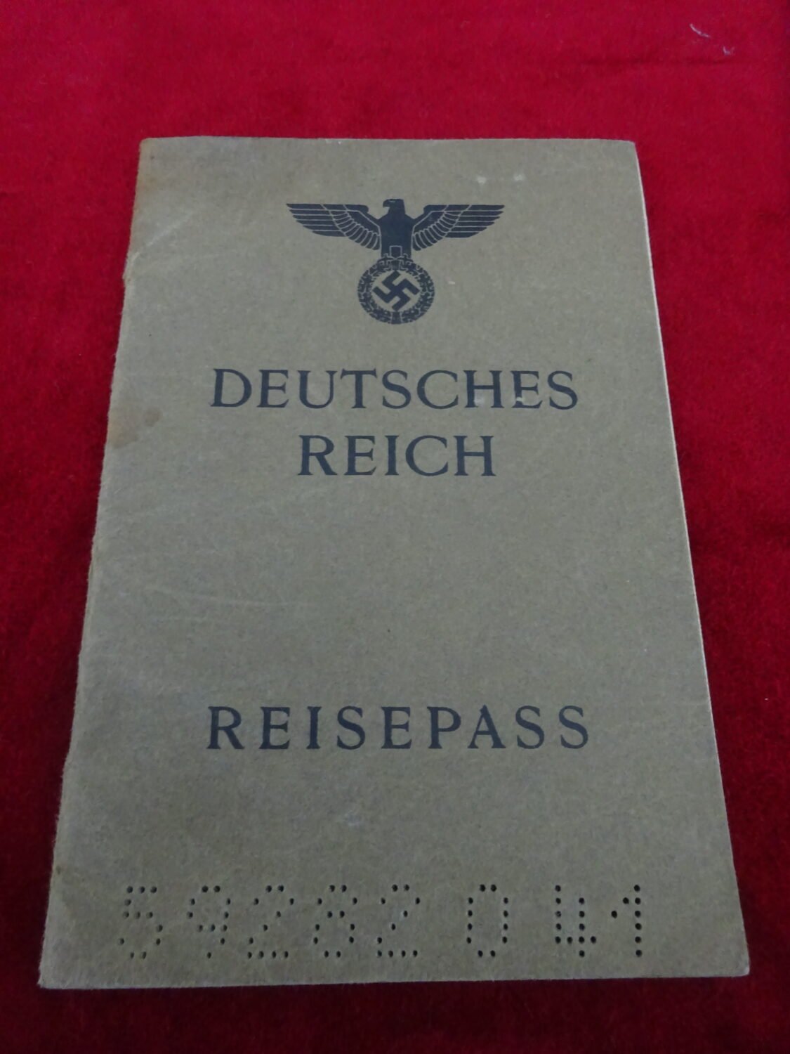 Deutsches Reich Reisepass