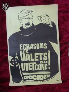 Affiche Ecrasons les valets du Vietcong