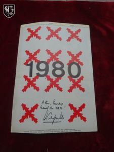 Calendrier Léon Degrelle 1980