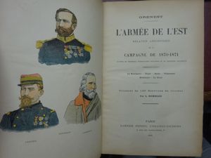 Livre Armée de l'Est, Relation anecdotique de la Campagne de 1870-1871