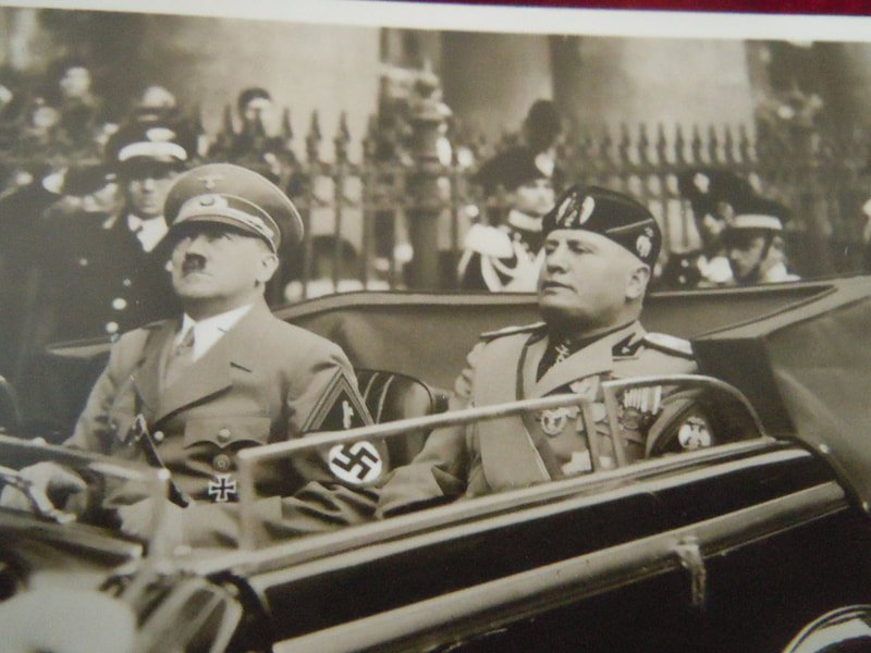 Carte postale Adolf Hitler et Bénito Mussolini — image 2