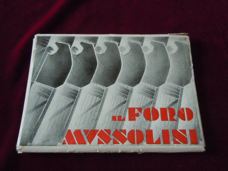 Pochette 12 cartes postales italiennes il Foro Mussolini