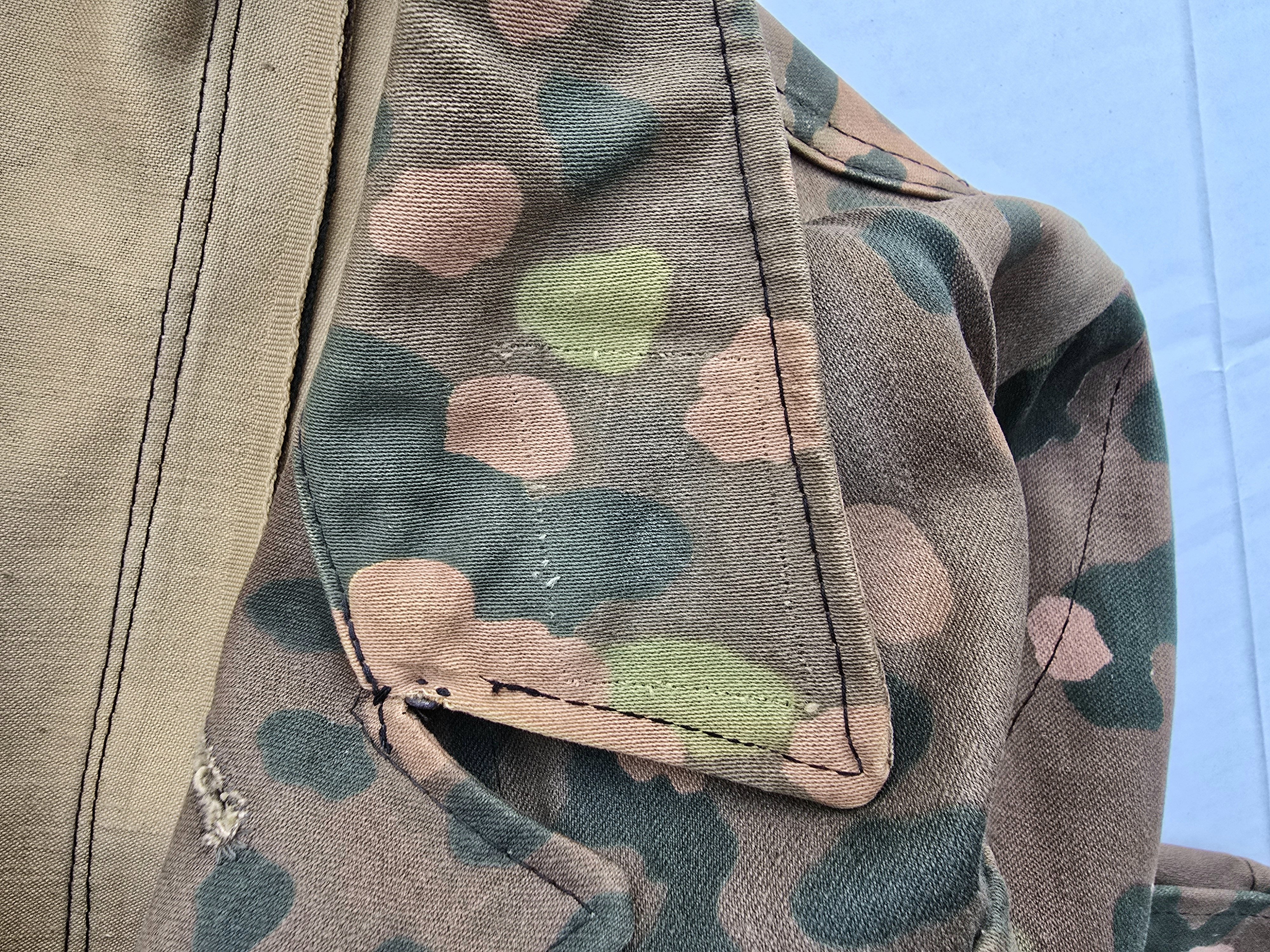 Fine Waffen-SS Erbsentarn Uniform, Polished Cotton