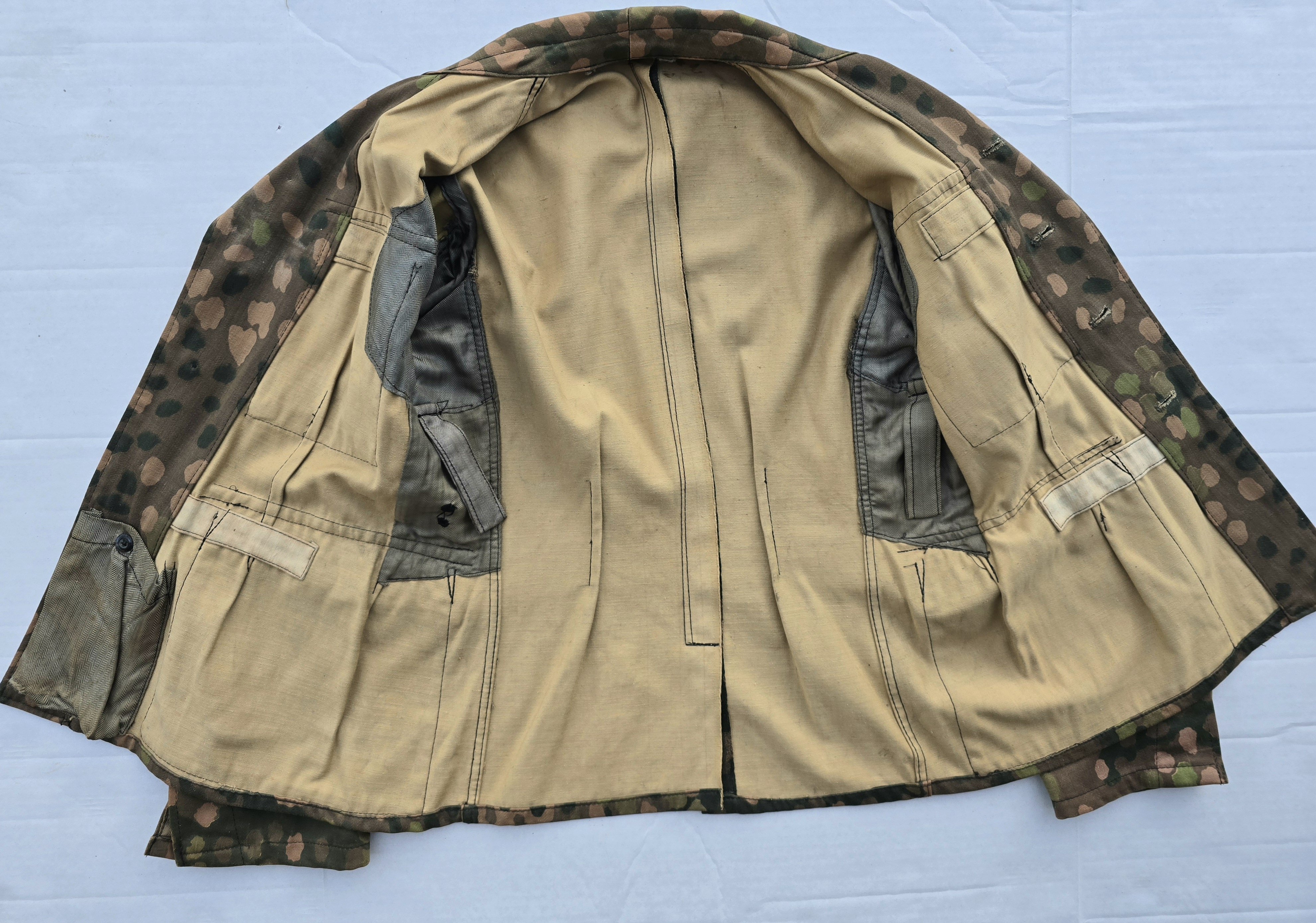 Fine Waffen-SS Erbsentarn Uniform, Polished Cotton