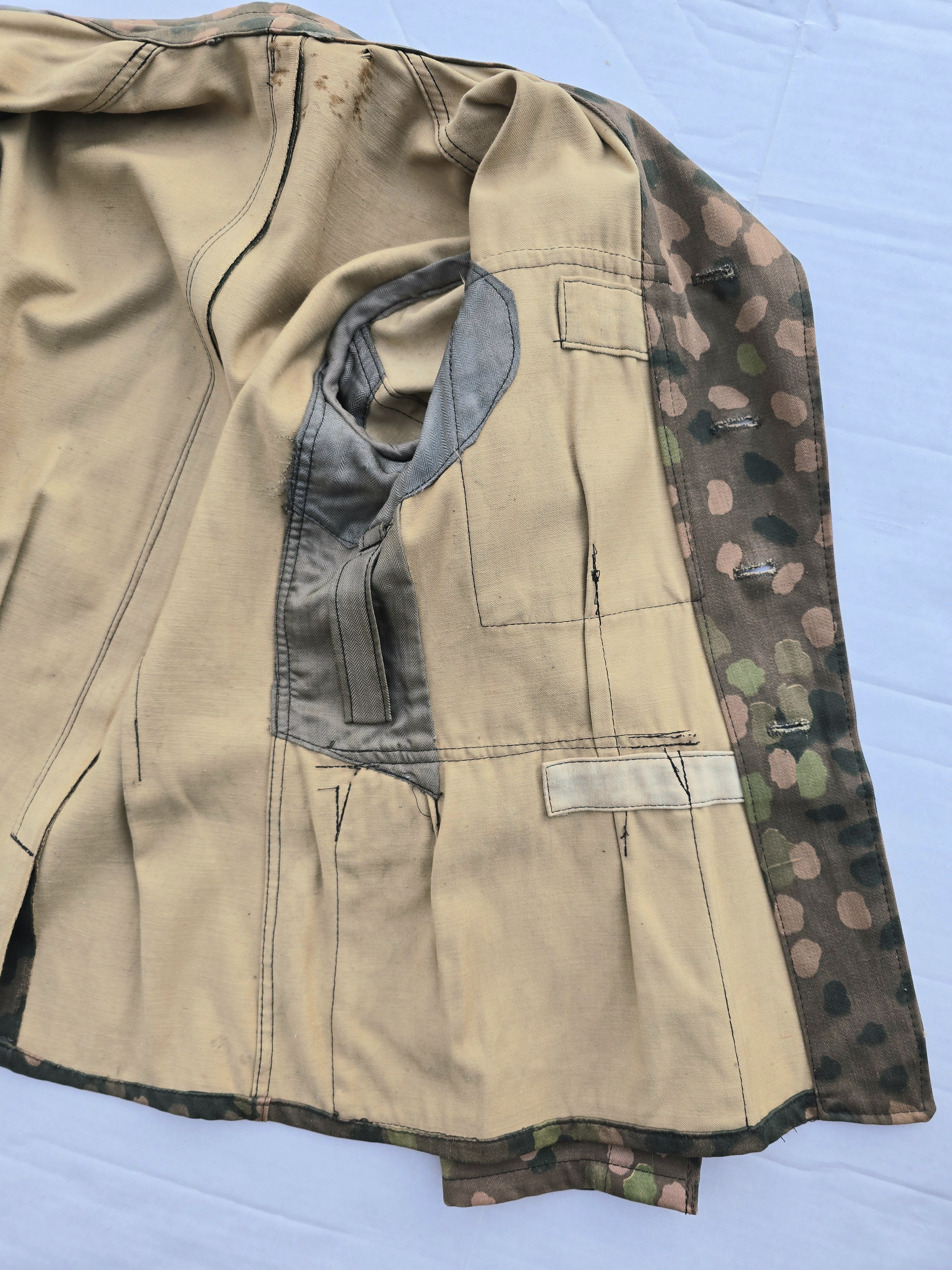 Fine Waffen-SS Erbsentarn Uniform, Polished Cotton
