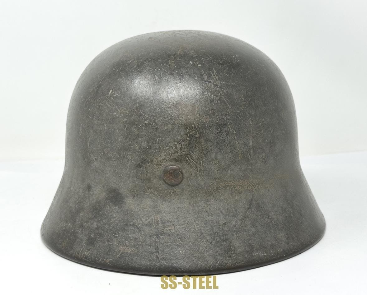 Heer M40 Single Decal Whitewash Camo Helmet