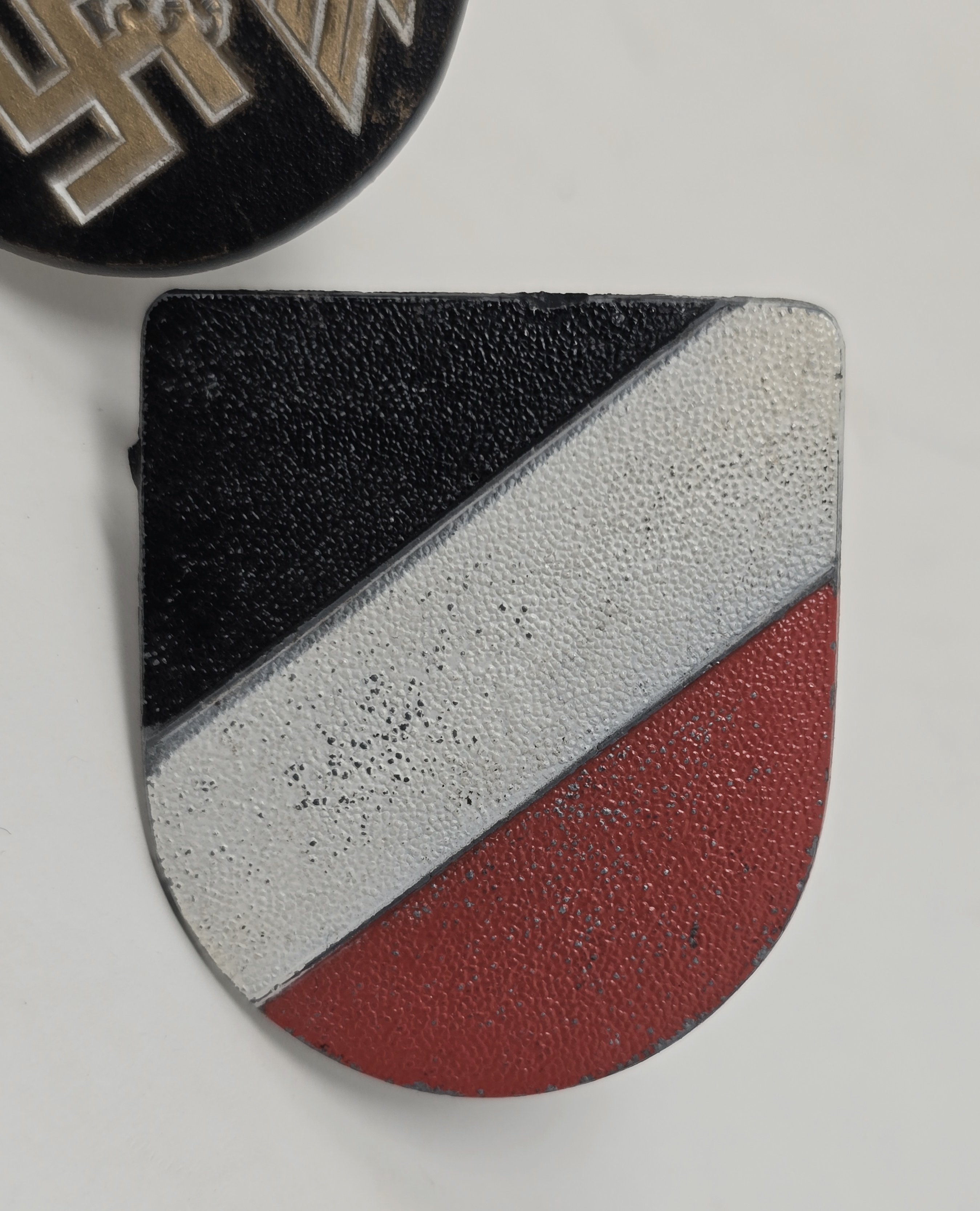 Set of Kriegsmarine Pith Helmet Shields