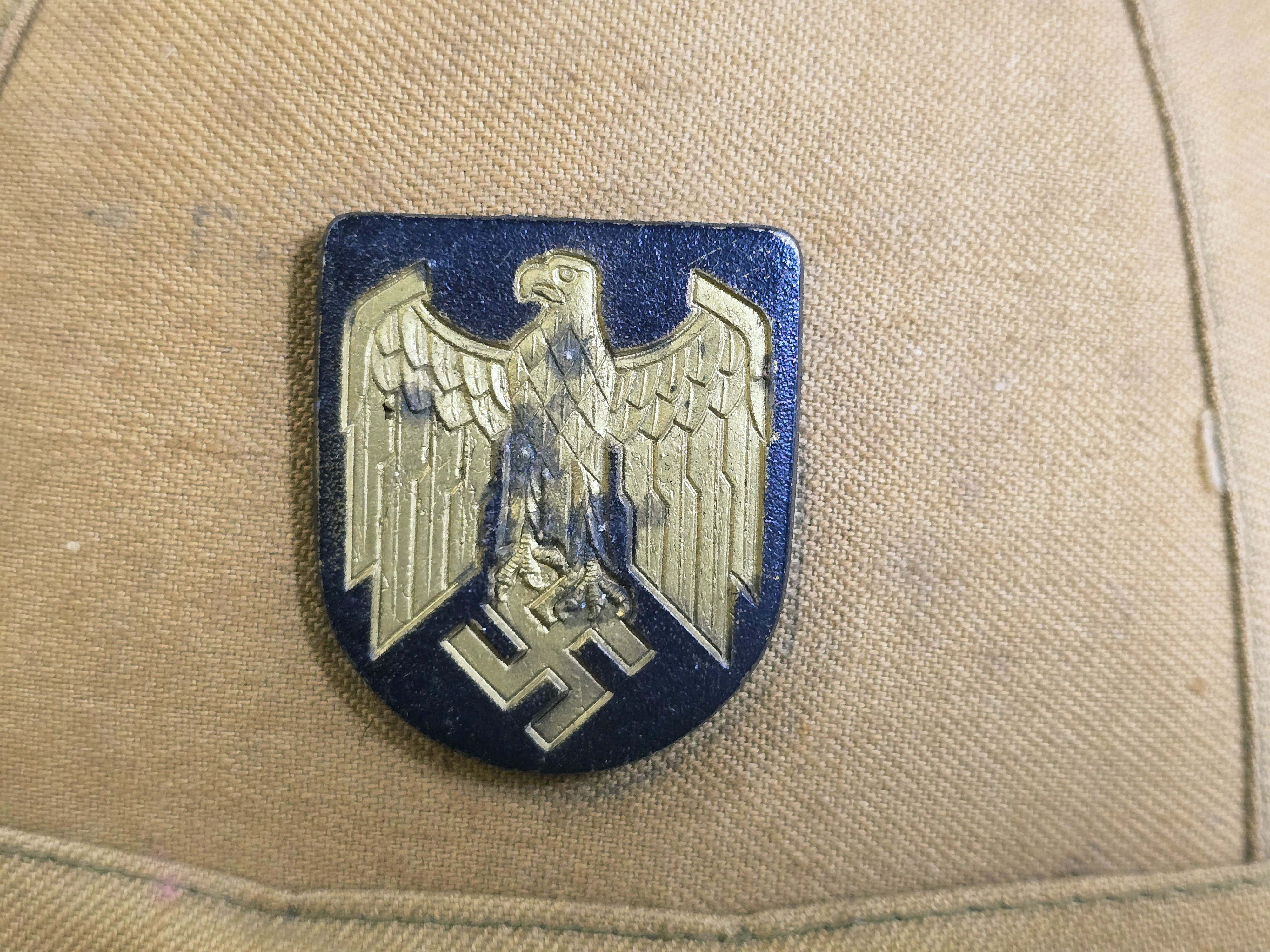 Kriegsmarine-Badged Heer DAK Pith Helmet