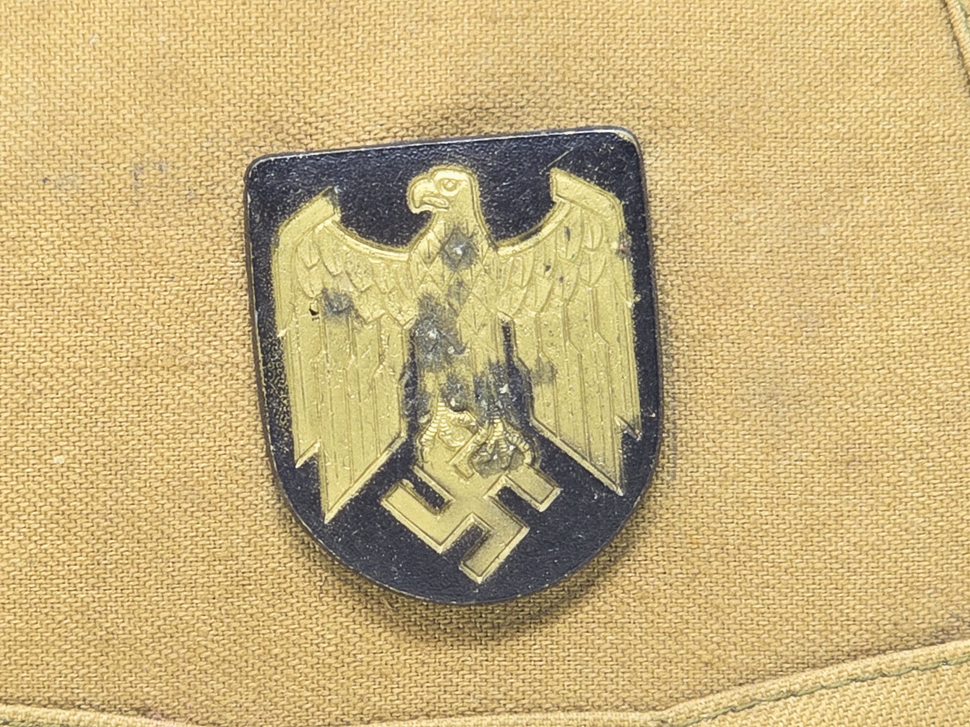 Kriegsmarine-Badged Heer DAK Pith Helmet