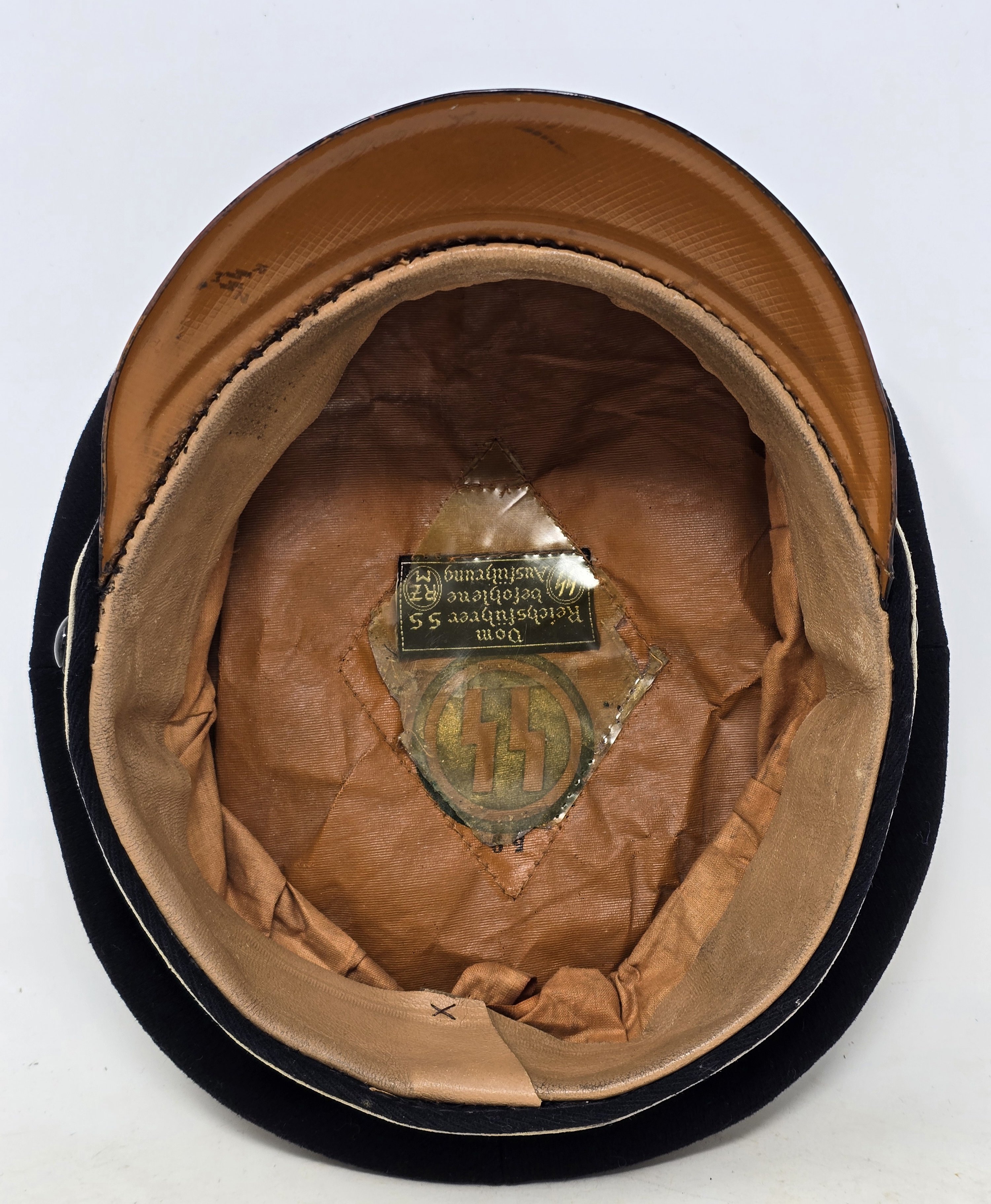 Fine Allgemeine-SS NCO's Visor Cap, Larger Size