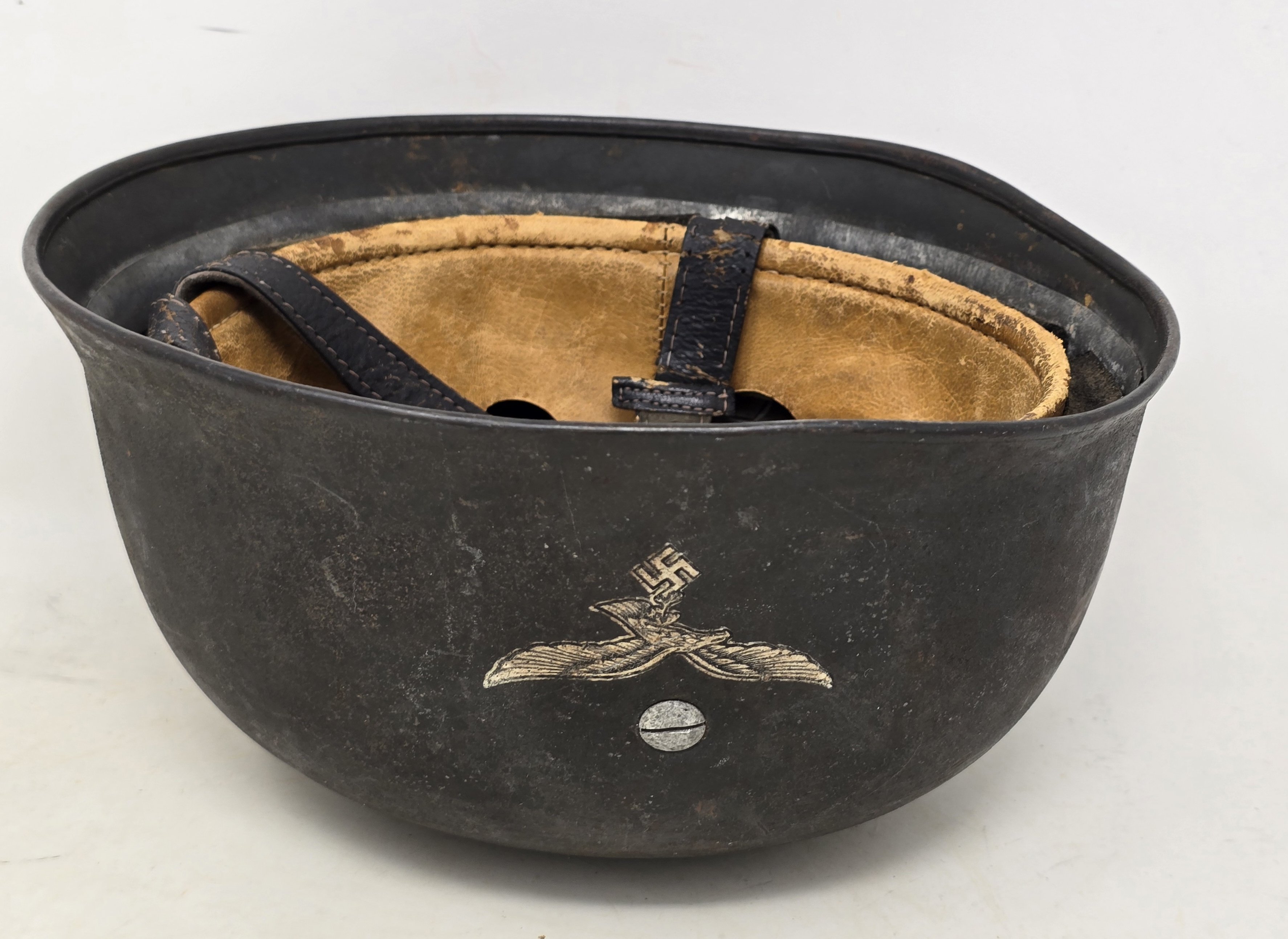 M38 FJ Slotted Paratrooper Helmet, GI Bringback