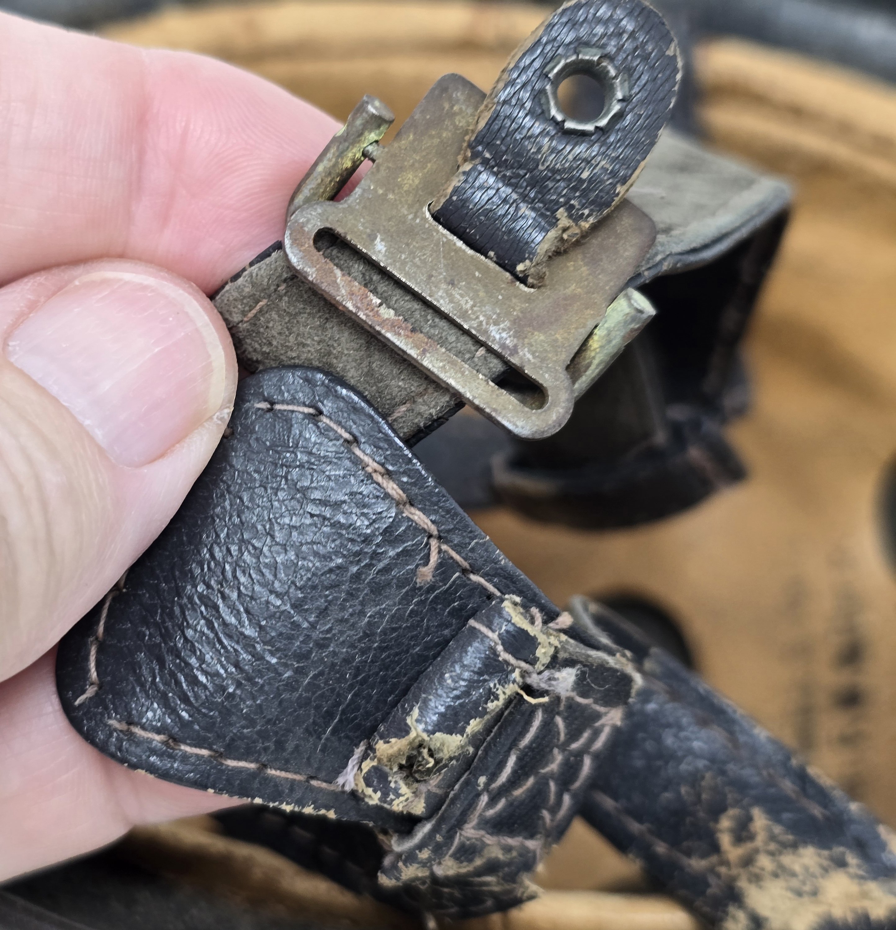 M38 FJ Slotted Paratrooper Helmet, GI Bringback