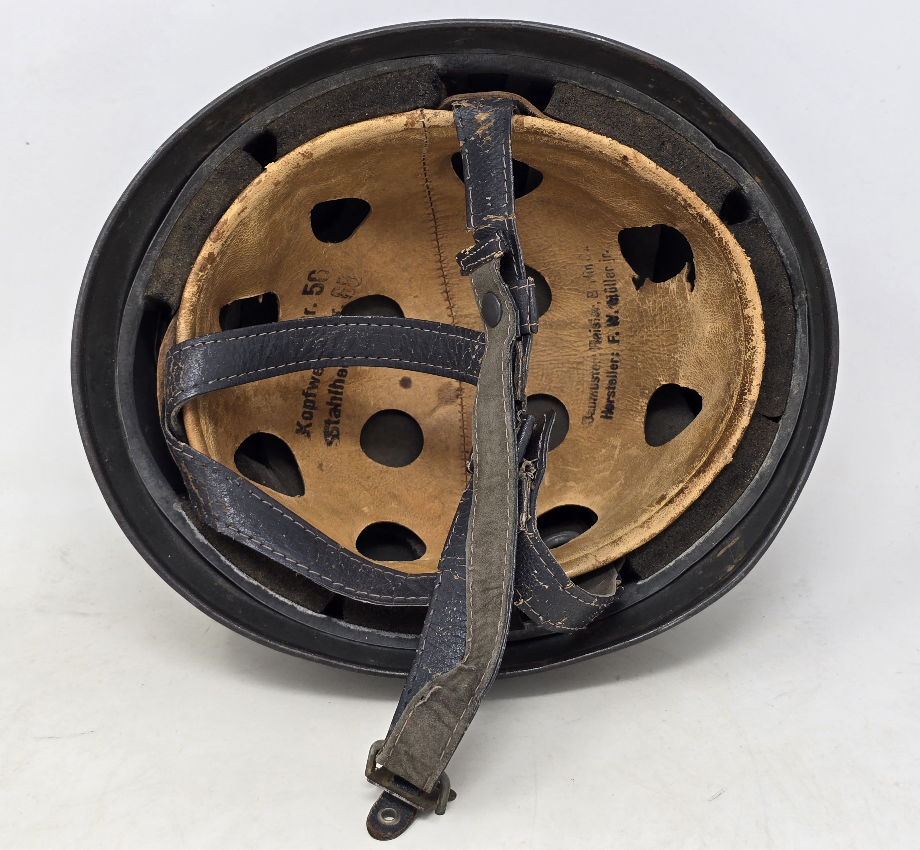 M38 FJ Slotted Paratrooper Helmet, GI Bringback