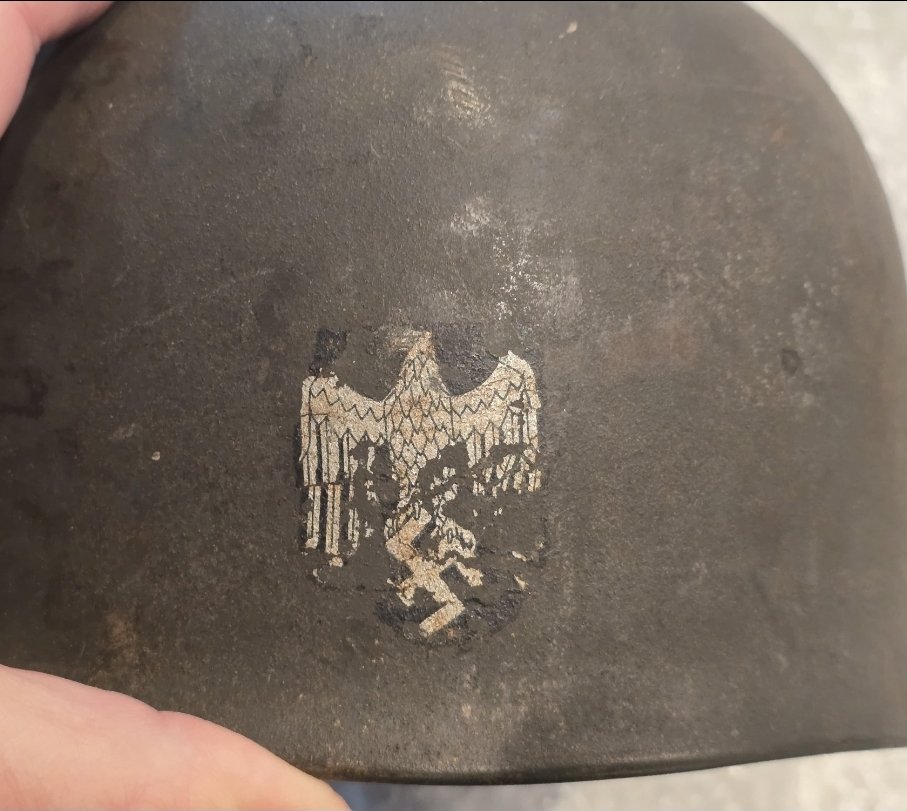 M38 FJ Slotted Paratrooper Helmet, GI Bringback