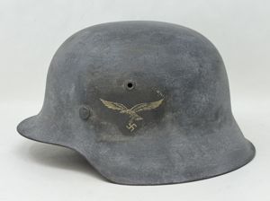 Luftwaffe M42 Single Decal Whitewash Camo Helmet