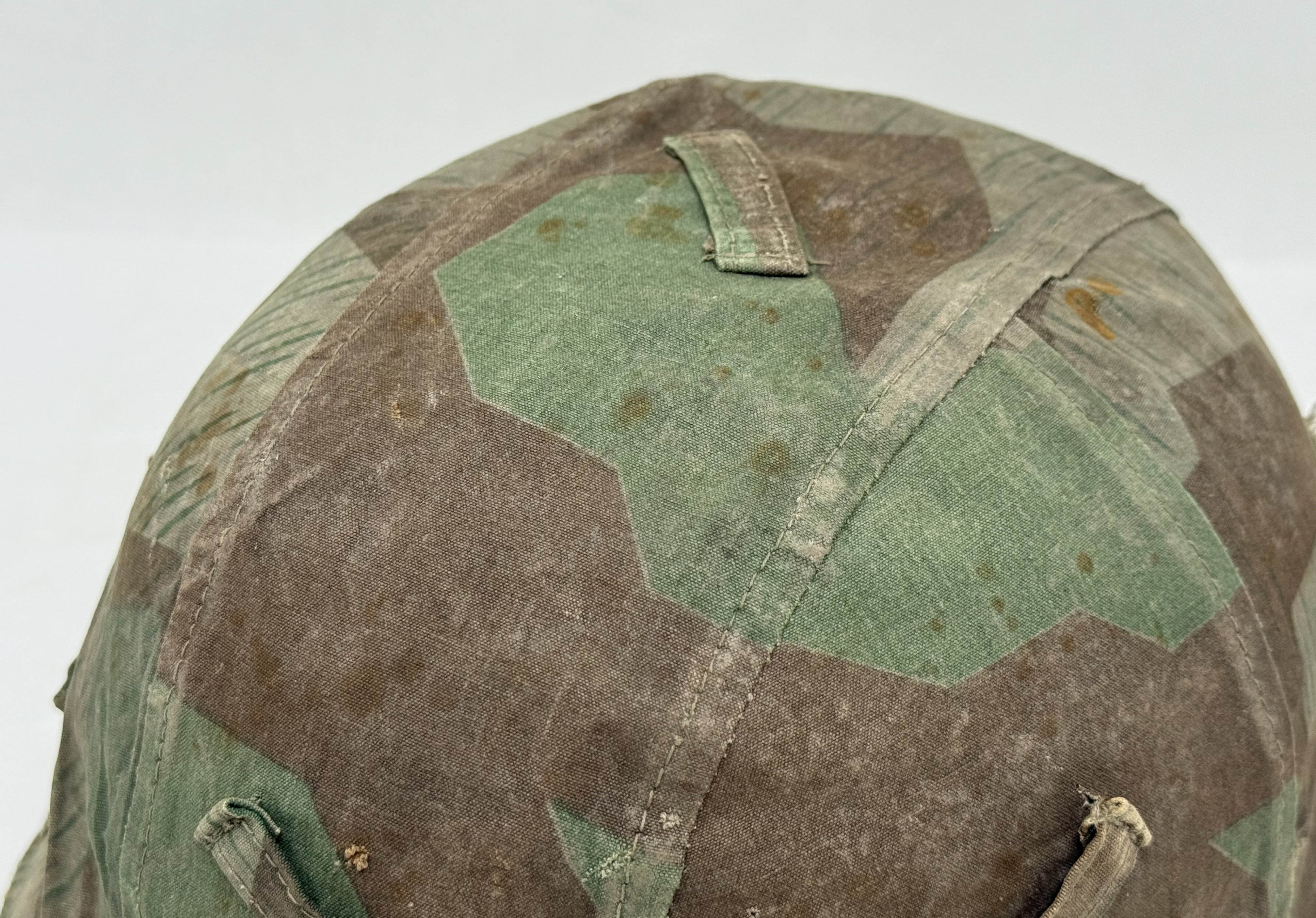 Splinter Camo Cover with M35 Heer Helmet