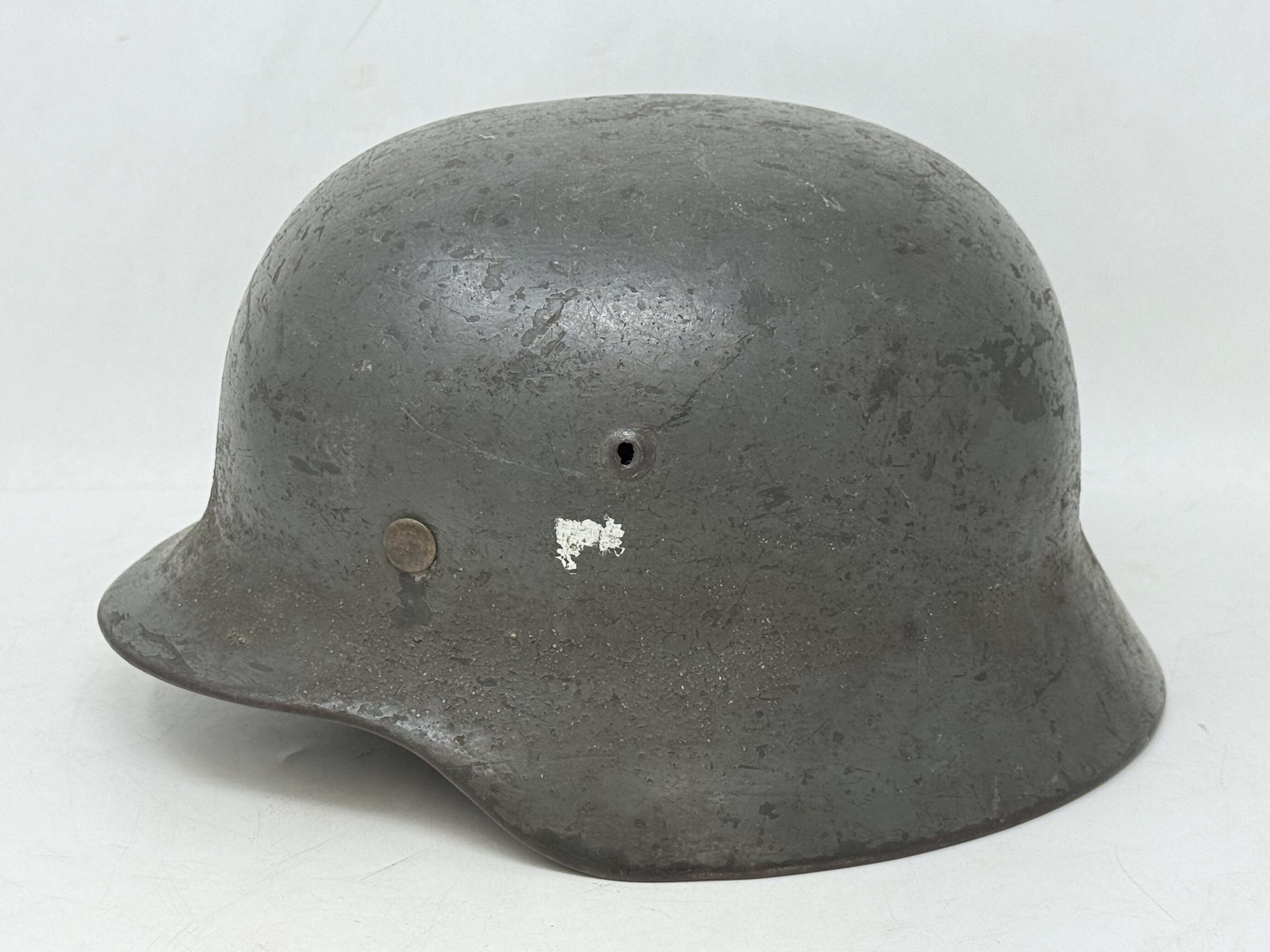 Splinter Camo Cover with M35 Heer Helmet