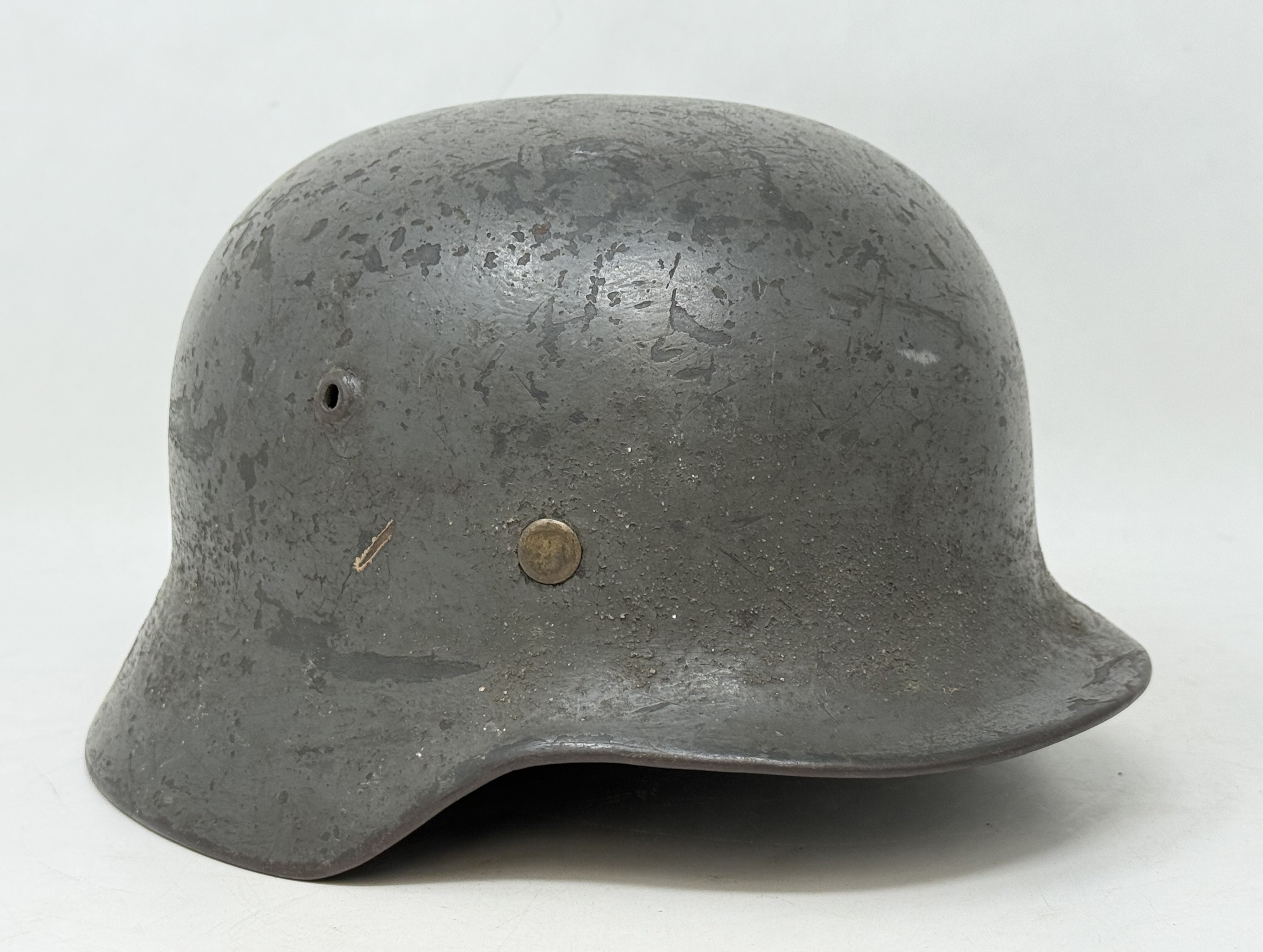 Splinter Camo Cover with M35 Heer Helmet