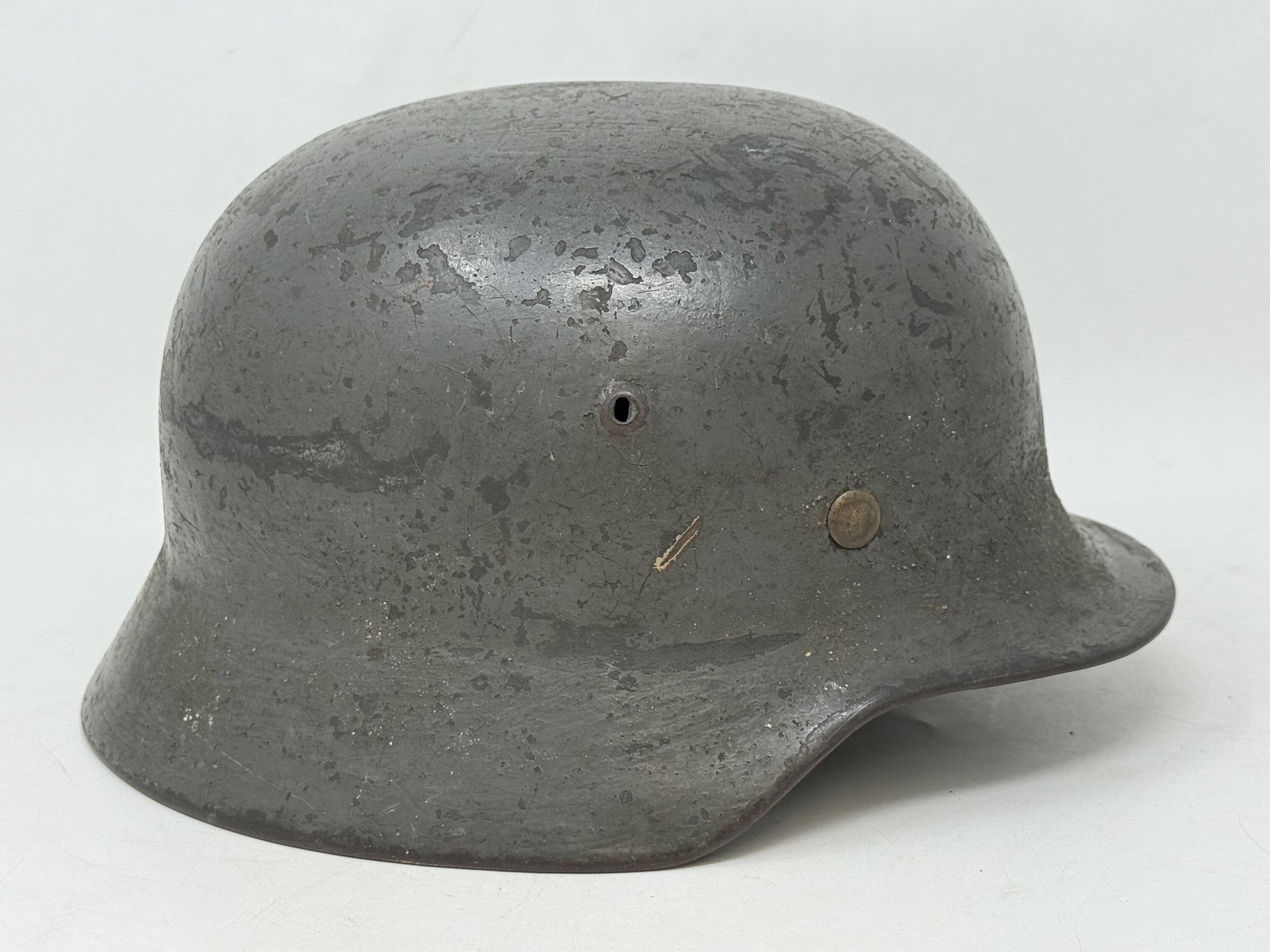 Splinter Camo Cover with M35 Heer Helmet