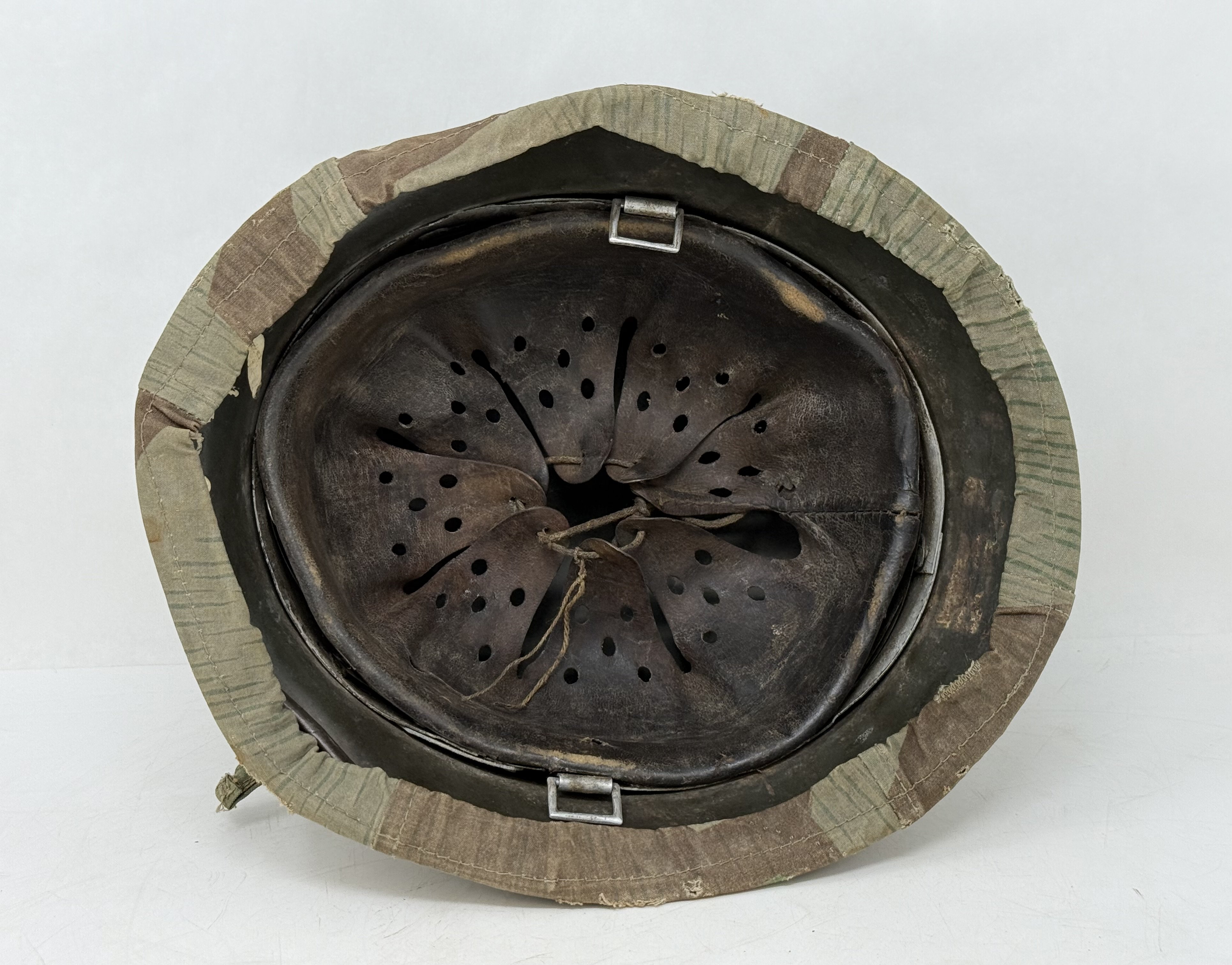 Splinter Camo Cover with M35 Heer Helmet