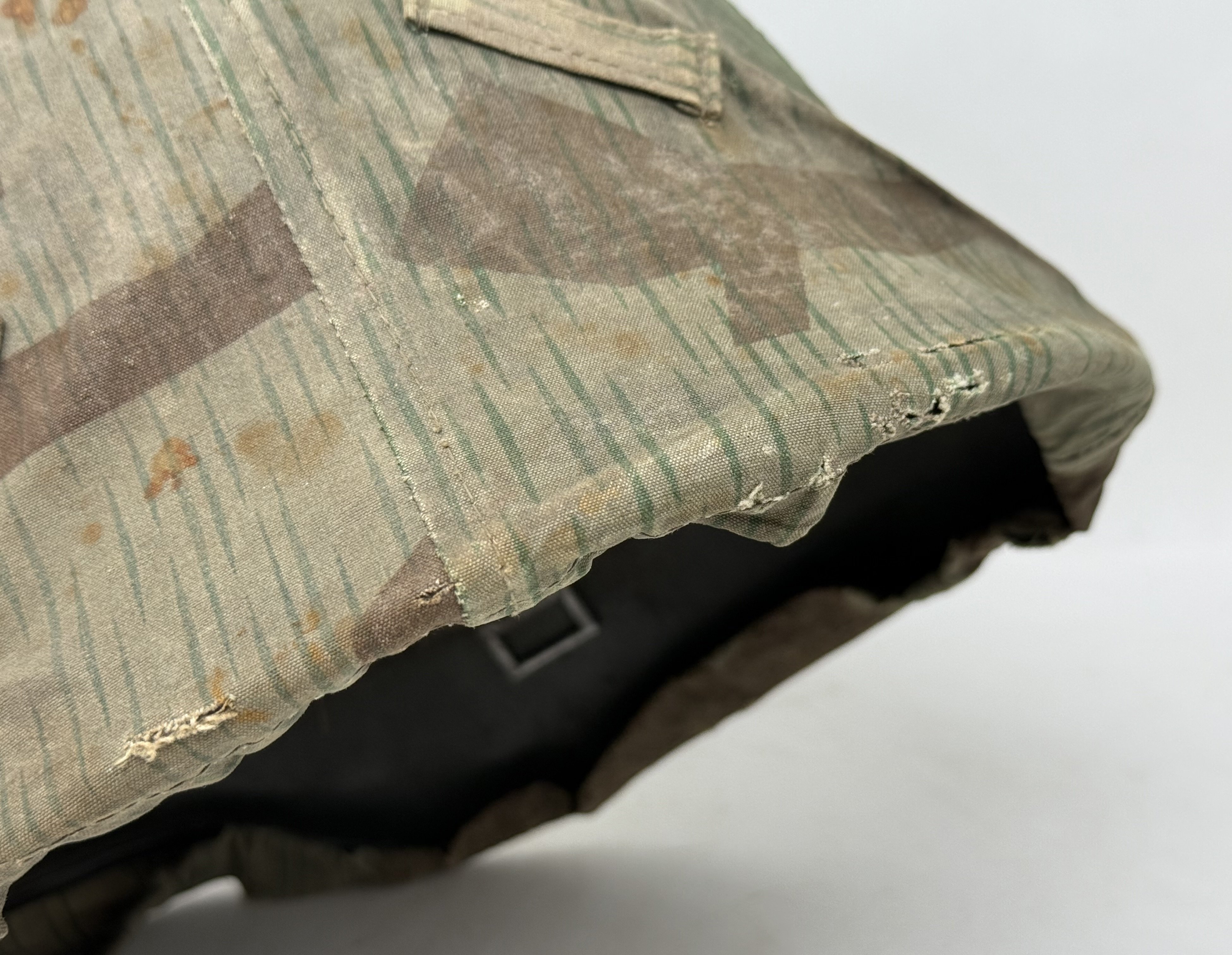 Splinter Camo Cover with M35 Heer Helmet