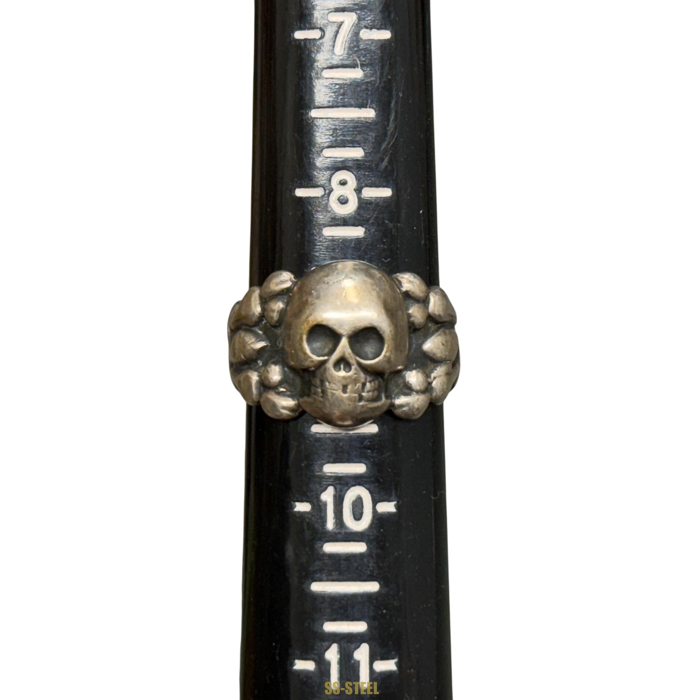 WWII Totenkopf Skull Canteen Ring