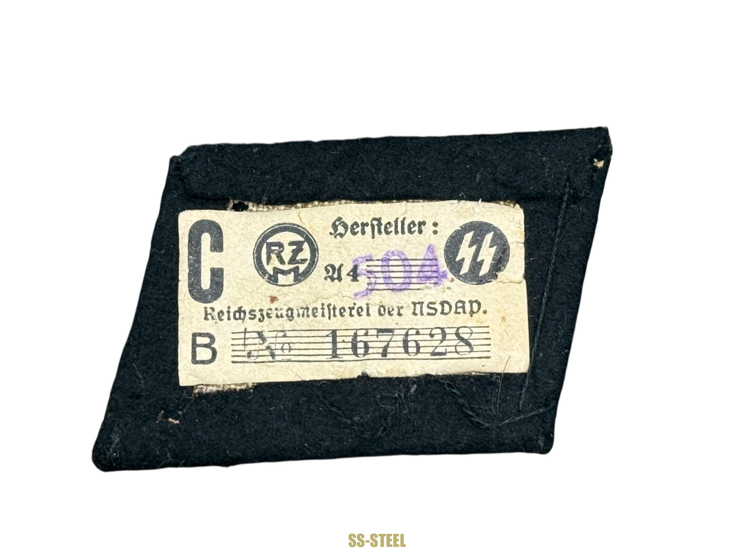 Waffen-SS NCO's Bullion Runic Tab