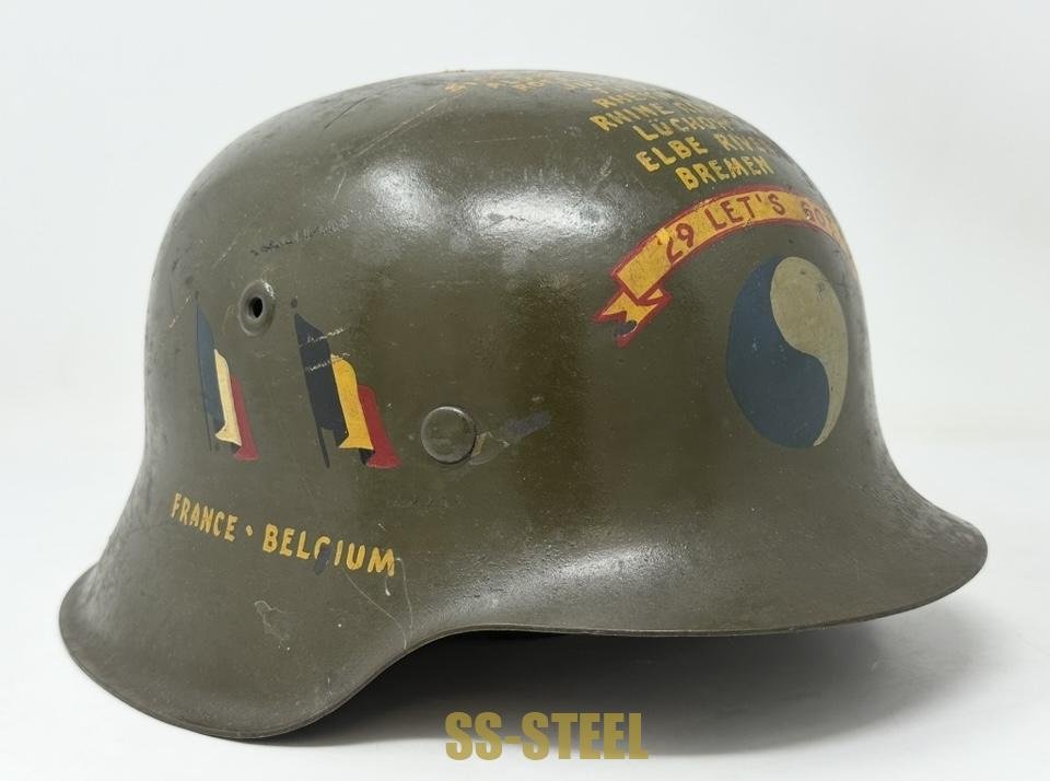 M42 29th Infantry Division Trophy Helmet