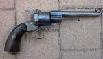  French Civil War Era, 1854 Model Lefaucheux Pinfire Pistol, 12mm