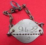  French WWI-WWII Identity Bracelet, 9422