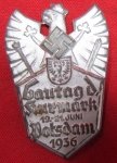 German WWII Tinnie, Gautag Kurmark, Potsdam 1936