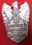  German WWII Tinnie, Gautag Kurmark, Potsdam 1936
