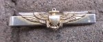  US Post WWII Era Navy Aviator Tie Bar, H-H Logo