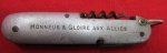  French WWI 3-Tool Souvenir Pocket Knife, 'Honneur & Gloire Aux Allies'